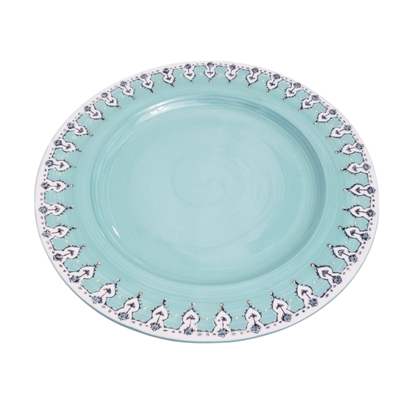 Anthropologie Rare ELKA AYAKA Ceramic 10 1/4" Dinner Plates, Set Of 2 - Picture 2 of 7